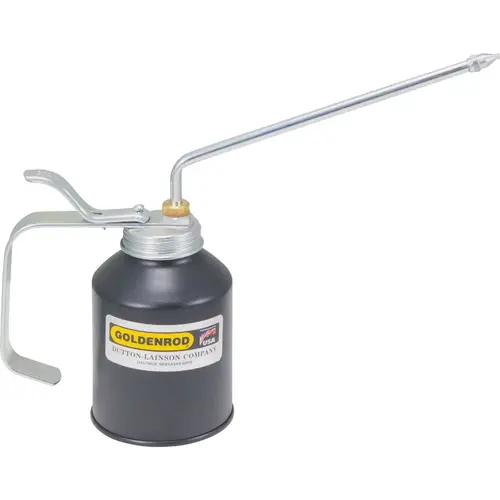 Industrial Pump Oilers, 12 oz, Lever Action, Angle 8 in Spout Industrial Pump Oilers, 12 oz, Lever Action, Angle 8 in Spout