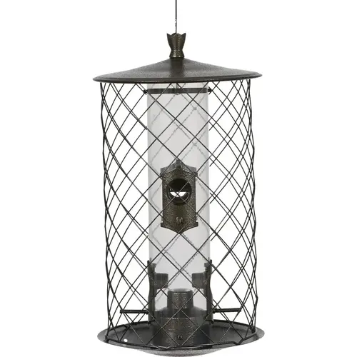 The Preserve Black 3 Lb. Capacity Wild Bird Feeder The Preserve Black 3 Lb. Capacity Wild Bird Feeder