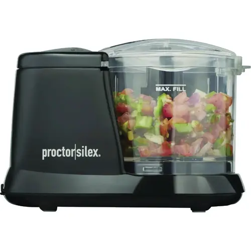1.5 Cup Food Chopper Black