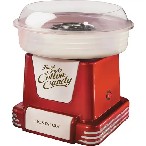 Retro Hard & Sugar-Free Candy Cotton Candy Maker Red