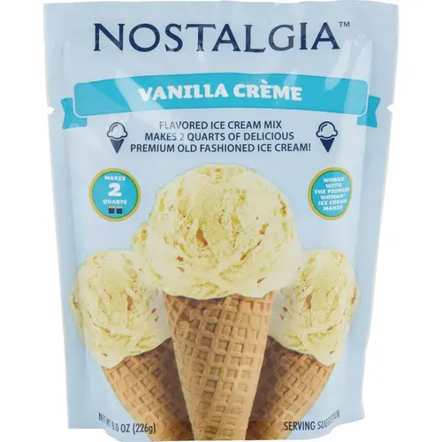 8 Oz. Vanilla Individual Ice Cream Packet