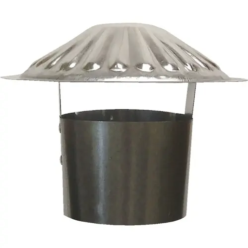 Galvanized Steel 4 In. x 6-3/4 In. Vent Pipe Cap