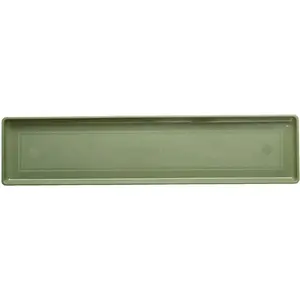 Novelty 10240 Countryside 24 In. Sage Plastic Flower Box Tray