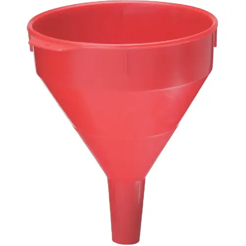 1 Pt. Plastic All-Purpose Funnel Red 1 Pt. Plastic All-Purpose Funnel Red