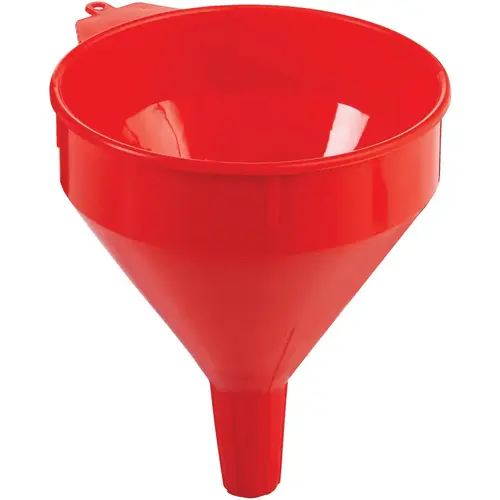 2 Qt. Plastic All-Purpose Funnel Red 2 Qt. Plastic All-Purpose Funnel Red