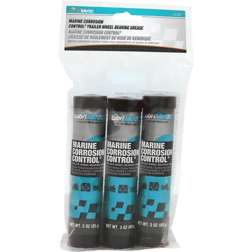 3 Oz. Cartridge Marine Trailer Wheel Bearing Grease Aqua - pack of 3
