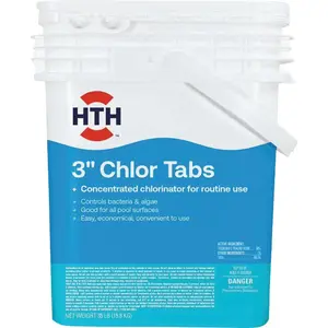 HTH 42050 Pool Care 3 In. 35 Lb. Chlorine Tabs