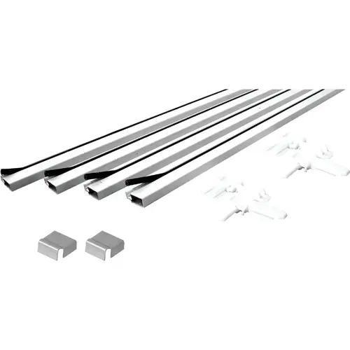 3/4 In. x 5/16 In. x 4 Ft. White Screen Frame Kit 3/4 In. x 5/16 In. x 4 Ft. White Screen Frame Kit