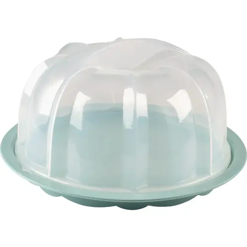 Bundt Cake Keeper Clear/Sage