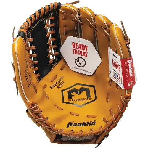 Field Master Series 12 In. Adult Right-Handed Thrower Baseball Glove Tan/Brown Field Master Series 12 In. Adult Right-Handed Thrower Baseball Glove Tan/Brown