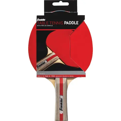 Flared Handle Rubber Face Table Tennis Paddle