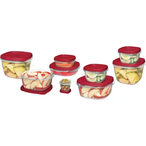 Easy Find Lids 24-Piece Clear Food Storage Container Set Easy Find Lids 24-Piece Clear Food Storage Container Set