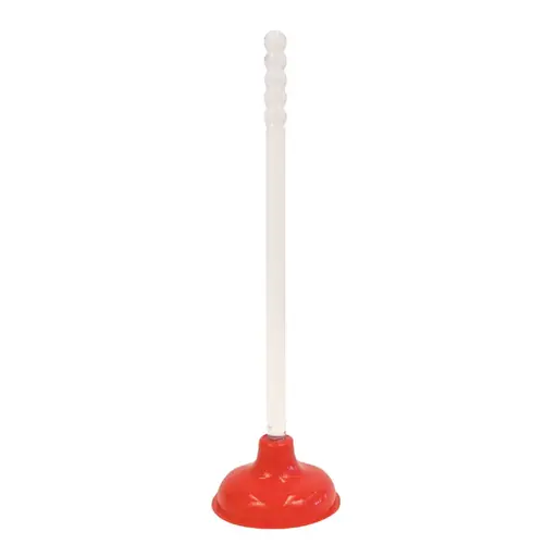 Red 6" Toilet Plunger