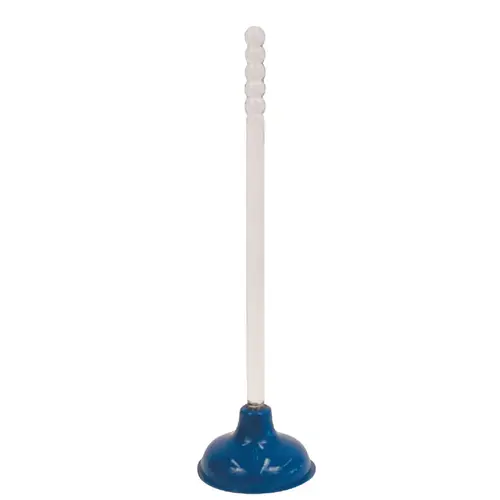 6" Blue Toilet Plunger
