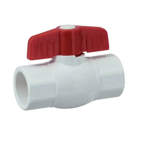 1 In. Solvent x 1 In. Solvent PVC Ball Valve