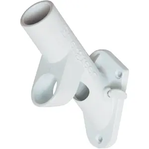 EVERGREEN 03001 2-Position 1 In. Cast Iron White Flag Pole Bracket
