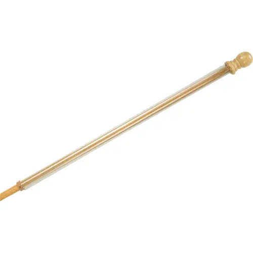 56 In. x 1 In. Wood Anti-Wrap Flag Pole