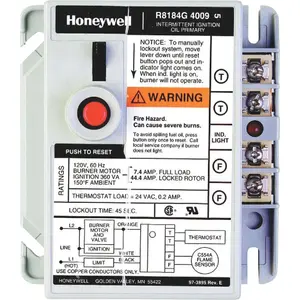 Resideo R8184G4009/Z 4 In. x 4 In. Oil Burner Control