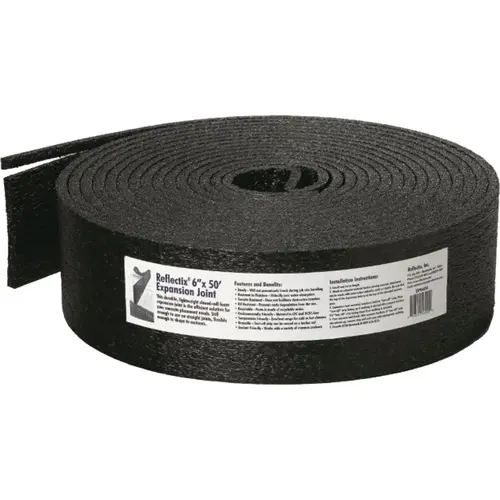 Expansion Joint, 6" x 50 ft Black