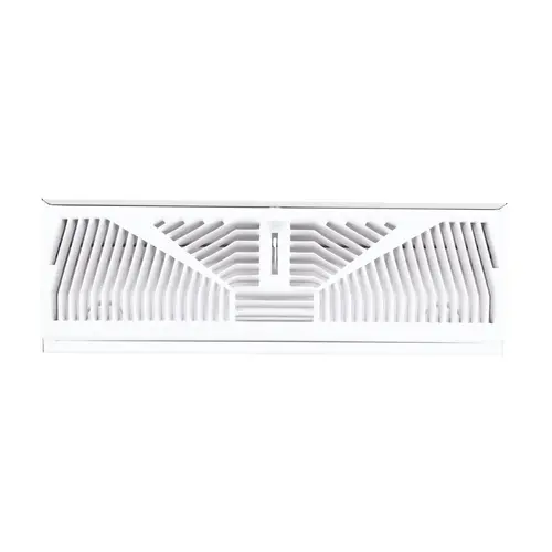 15 In. White Steel Baseboard Diffuser 15 In. White Steel Baseboard Diffuser