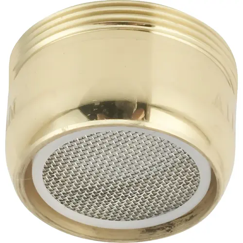 Duo-Fit 2.0 GPM Water Saver Aerator, Polished Brass Duo-Fit 2.0 GPM Water Saver Aerator, Polished Brass