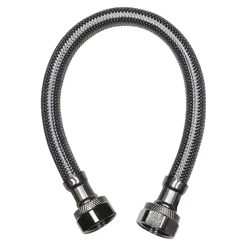 1/2 In. F X 1/2 In. F X 16 In. L. Braided Stainless Steel Faucet Supply Line 1/2 In. F X 1/2 In. F X 16 In. L. Braided Stainless Steel Faucet Supply Line