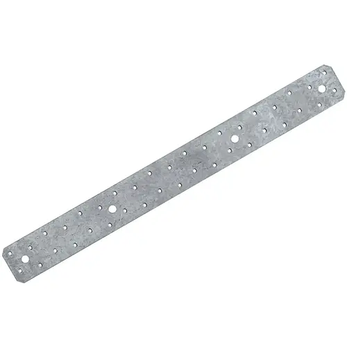 3 in. W. x 28-1/4 in. L. Steel 16 Gauge Strap Tie 3 in. W. x 28-1/4 in. L. Steel 16 Gauge Strap Tie