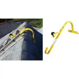 Acro 11084 Roof Ridge Ladder Hook with Wheel Yellow
