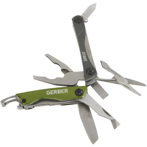 Dime Micro 10-In-1 Green Multi-Tool Dime Micro 10-In-1 Green Multi-Tool