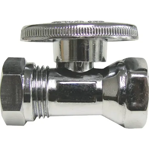 1/2 In. FPT x 7/16 In. SLIP Chrome-Plated Brass Straight Stop 1/2 In. FPT x 7/16 In. SLIP Chrome-Plated Brass Straight Stop