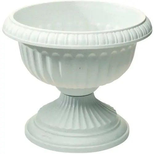 12 In. W. x 11 In. H. x 12 In. L. Poly Stone Urn 12 In. W. x 11 In. H. x 12 In. L. Poly Stone Urn