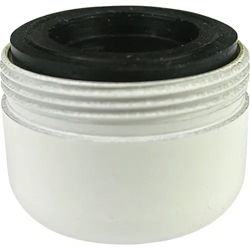 1.2 GPM 55/64 In. Male Dual Thread Aerator, White 1.2 GPM 55/64 In. Male Dual Thread Aerator, White