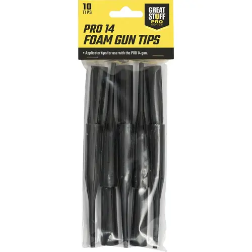 PRO 14 Foam Dispensing Gun Replacement Tip - pack of 10