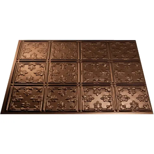 18 In. x 24 In. Thermoplastic Backsplash Panel, Oil-Rubbed Bronze Traditional 10 - pack of 5