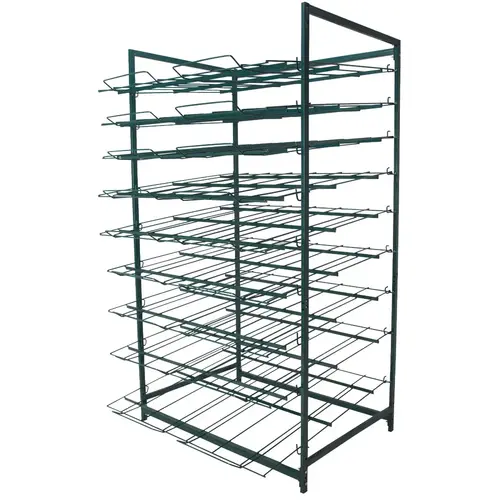 79 In. H. Green Wire Fence Display Rack 79 In. H. Green Wire Fence Display Rack