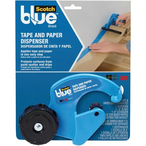 Painter's Tape & Paper Dispenser Tool Blue