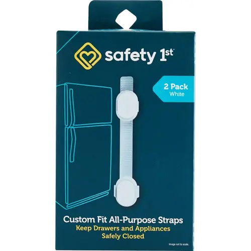 Custom Fit All Purpose Strap White - pack of 2