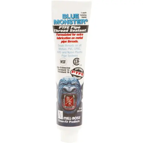 2 Oz. White Industrial Grade PTFE Thread Sealant