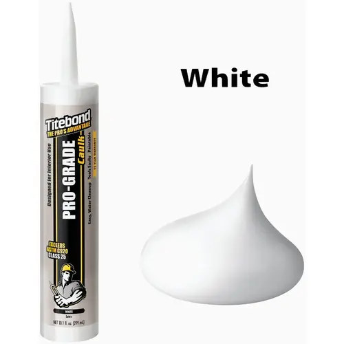 10.1 Oz. White Pro-Grade Caulk 10.1 Oz. White Pro-Grade Caulk