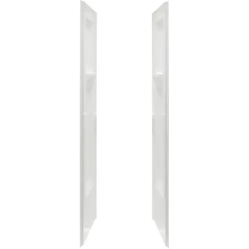 Durawall Model 700 2-Piece 48 In. W x 34 In. D Side Shower Wall Set in White