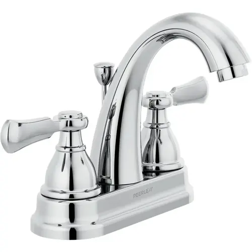 Elmhurst Chrome 2-Handle Lever 4 In. Centerset Spout Bathroom Faucet Elmhurst Chrome 2-Handle Lever 4 In. Centerset Spout Bathroom Faucet