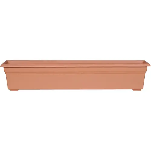 Countryside 30 In. Plastic Terra Flower Box Planter Countryside 30 In. Plastic Terra Flower Box Planter