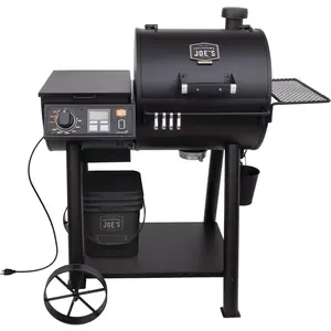 Oklahoma Joe's 20202114-2S Rider 600 Black 617 Sq. In. Pellet Grill