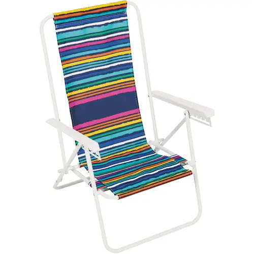 Brands 6-Position Polyester Powder Coated Steel Frame Ipanema Beach Chair Brands 6-Position Polyester Powder Coated Steel Frame Ipanema Beach Chair