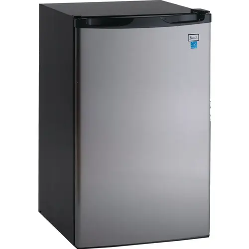 4.4 Cu. Ft. Stainless Steel Counter High Door Refrigerator with Separate Chiller Black/Silver