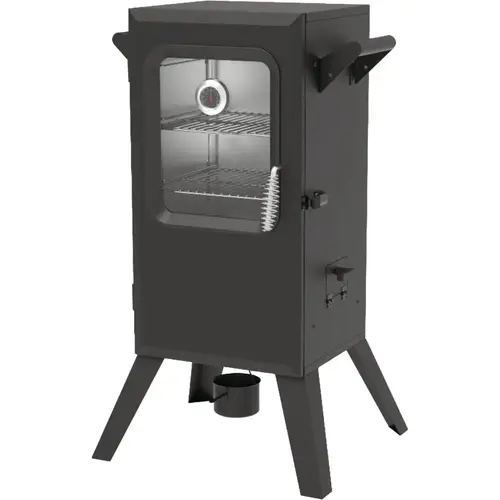 35.9 In. H. 1650W Vertical Electric Analog Smoker Black