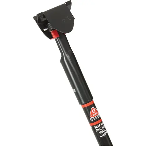 60 In. Metal Snap-On Dust Mop Handle Black 60 In. Metal Snap-On Dust Mop Handle Black