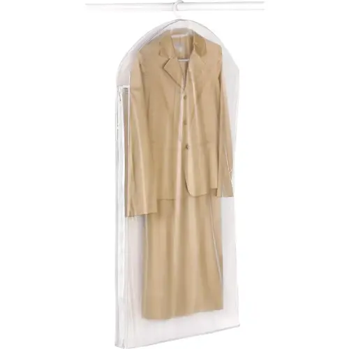 3-Garment 28 In. x 48 In. Clothes Storage Bag Clear 3-Garment 28 In. x 48 In. Clothes Storage Bag Clear