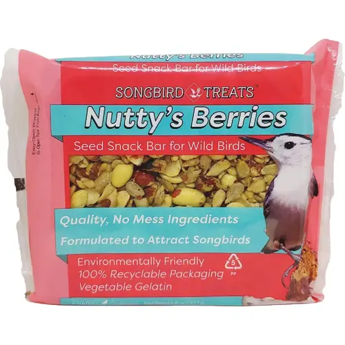 Songbird Treats 1 Lb. Nutty's Berries Seed Snack Bar