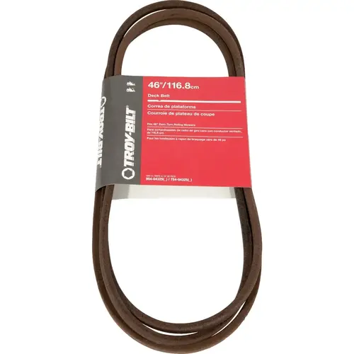 46 In. Deck Belt for Lawn Tractors & Zero-Turn Mowers 46 In. Deck Belt for Lawn Tractors & Zero-Turn Mowers